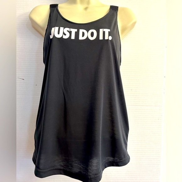 Nike Just do it black vest tank cami size Small B12 - Picture 1 of 6